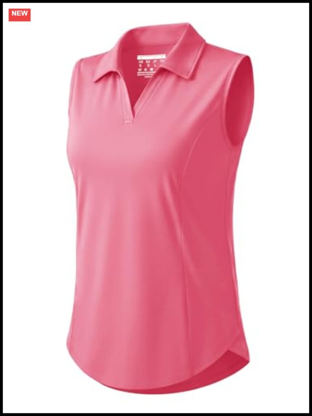 Women's Sleeveless Polo Golf Shirt UPF 50 Breathable Quick Dry